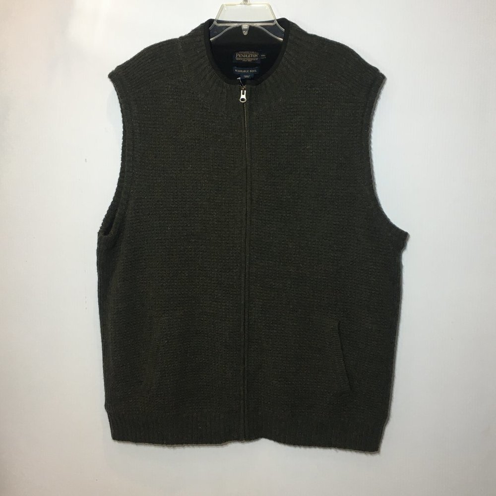 Pendleton Mens Shetland Full Zip Vest - Size XXL - Pre-owned - N1HESZ